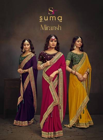 MIRANSH BY SUMA DESIGNER BANGLORI SILK SAREE WHOLESALER IN INDIA